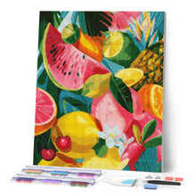 Cargar imagen en el visor de la galería, Diamond Painting - Mezcla de Frutas Tropicales