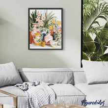 Cargar imagen en el visor de la galería, Diamond Painting - Cerámica y Flores
