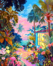 Cargar imagen en el visor de la galería, Diamond Painting - Patio Tropical Jardín