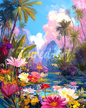 Cargar imagen en el visor de la galería, Diamond Painting - Lago Tropical
