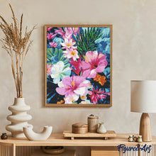 Cargar imagen en el visor de la galería, Diamond Painting - Jardín de Hibiscos