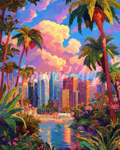 Cargar imagen en el visor de la galería, Diamond Painting - La Selva se Encuentra con la Ciudad