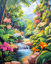 Cargar imagen en el visor de la galería, Diamond Painting - Cascada Tropical