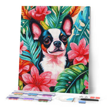 Cargar imagen en el visor de la galería, Diamond Painting - Cachorro Tropical