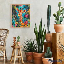 Cargar imagen en el visor de la galería, Diamond Painting - Jirafa Tropical