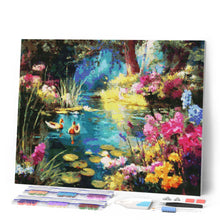Cargar imagen en el visor de la galería, Diamond Painting - Lago de Flores