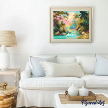 Cargar imagen en el visor de la galería, Diamond Painting - Arroyo Tropical