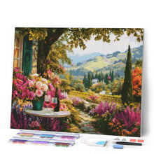 Cargar imagen en el visor de la galería, Diamond Painting - Vino junto al Jardín