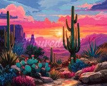 Cargar imagen en el visor de la galería, Diamond Painting - Paisaje Desértico Colorido