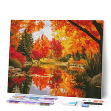 Cargar imagen en el visor de la galería, Diamond Painting - Árboles Dorados del Otoño