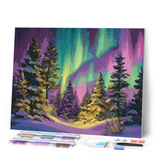 Cargar imagen en el visor de la galería, Diamond Painting - Bosque de Auroras