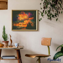 Cargar imagen en el visor de la galería, Diamond Painting - Familia y Fuegos Artificiales