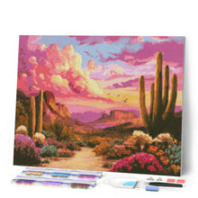 Cargar imagen en el visor de la galería, Diamond Painting - Valle de Cactus al Atardecer