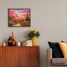 Cargar imagen en el visor de la galería, Diamond Painting - Valle de Cactus al Atardecer