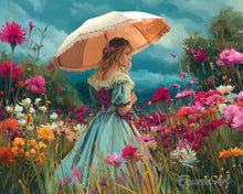 Cargar imagen en el visor de la galería, Diamond Painting - Dama de las Flores Silvestres