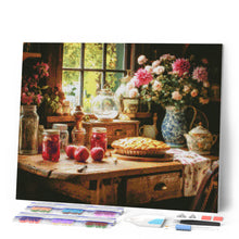 Cargar imagen en el visor de la galería, Diamond Painting - Tarta de Manzana Casera