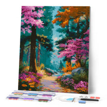 Cargar imagen en el visor de la galería, Diamond Painting - Sendero del Bosque en Flor