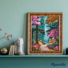 Cargar imagen en el visor de la galería, Diamond Painting - Sendero del Bosque en Flor
