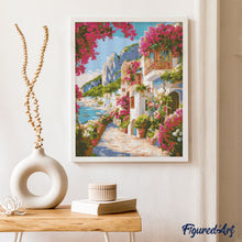 Cargar imagen en el visor de la galería, Diamond Painting - Calle Florida de Capri