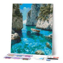 Cargar imagen en el visor de la galería, Diamond Painting - Cala Azul Tranquila