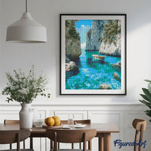 Cargar imagen en el visor de la galería, Diamond Painting - Cala Azul Tranquila