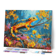 Cargar imagen en el visor de la galería, Diamond Painting - Salamandra Dorada