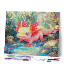 Cargar imagen en el visor de la galería, Diamond Painting - Axolotl Tomando el Sol