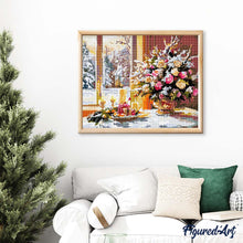 Cargar imagen en el visor de la galería, Diamond Painting - Nochebuena Romántica