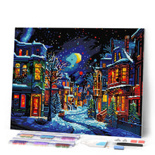 Cargar imagen en el visor de la galería, Diamond Painting - Media Luna Invernal