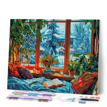 Cargar imagen en el visor de la galería, Diamond Painting - Tarde de Invierno Acogedora
