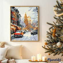 Cargar imagen en el visor de la galería, Diamond Painting - Calle Invernal de Nueva York