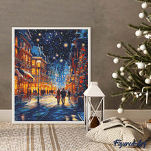 Cargar imagen en el visor de la galería, Diamond Painting - Paseo Navideño Estrellado