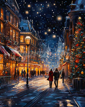 Cargar imagen en el visor de la galería, Diamond Painting - Paseo Navideño Estrellado