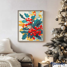 Cargar imagen en el visor de la galería, Diamond Painting - Acebo Nevado