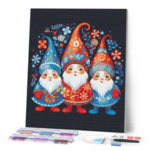 Cargar imagen en el visor de la galería, Diamond Painting - Trío de Gnomos