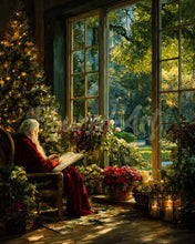 Cargar imagen en el visor de la galería, Diamond Painting - Momento Tranquilo de Papá Noel