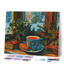 Cargar imagen en el visor de la galería, Diamond Painting - Té de la Tarde Invernal