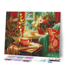 Cargar imagen en el visor de la galería, Diamond Painting - Rincón de Café Navideño