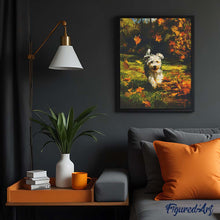 Cargar imagen en el visor de la galería, Diamond Painting - Cachorro alegre en otoño