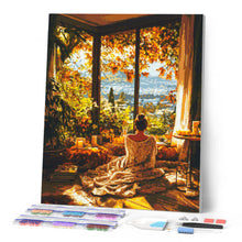Cargar imagen en el visor de la galería, Diamond Painting - Mañana acogedora de otoño