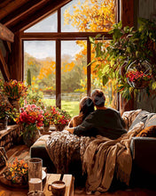 Cargar imagen en el visor de la galería, Diamond Painting - Abrazo matutino de otoño
