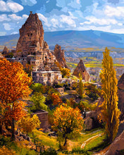 Cargar imagen en el visor de la galería, Diamond Painting - Castillo de roca de Capadocia