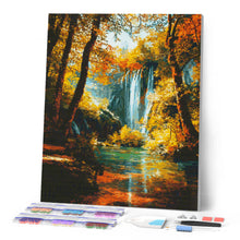 Cargar imagen en el visor de la galería, Diamond Painting - Cascada de otoño