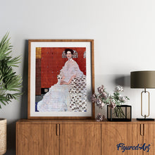 Cargar imagen en el visor de la galería, Diamond Painting - Retrato de Fritza Riedler - Klimt