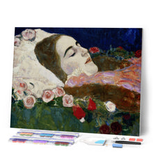 Cargar imagen en el visor de la galería, Diamond Painting - Ria Munk en su lecho de muerte - Klimt