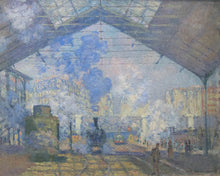Cargar imagen en el visor de la galería, Diamond Painting - La estación de Saint-Lazare - Monet