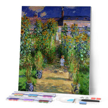 Cargar imagen en el visor de la galería, Diamond Painting - El jardín del artista en Vétheuil - Monet