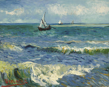 Cargar imagen en el visor de la galería, Diamond Painting - Paisaje marino cerca de Les Saintes-Maries-de-la-Mer - Van Gogh
