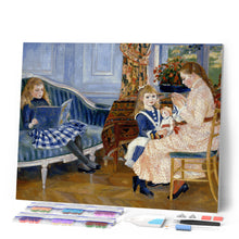 Cargar imagen en el visor de la galería, Diamond Painting - La tarde de los niños en Wargemont - Renoir