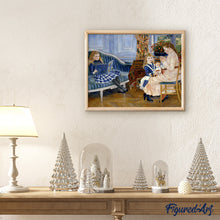 Cargar imagen en el visor de la galería, Diamond Painting - La tarde de los niños en Wargemont - Renoir
